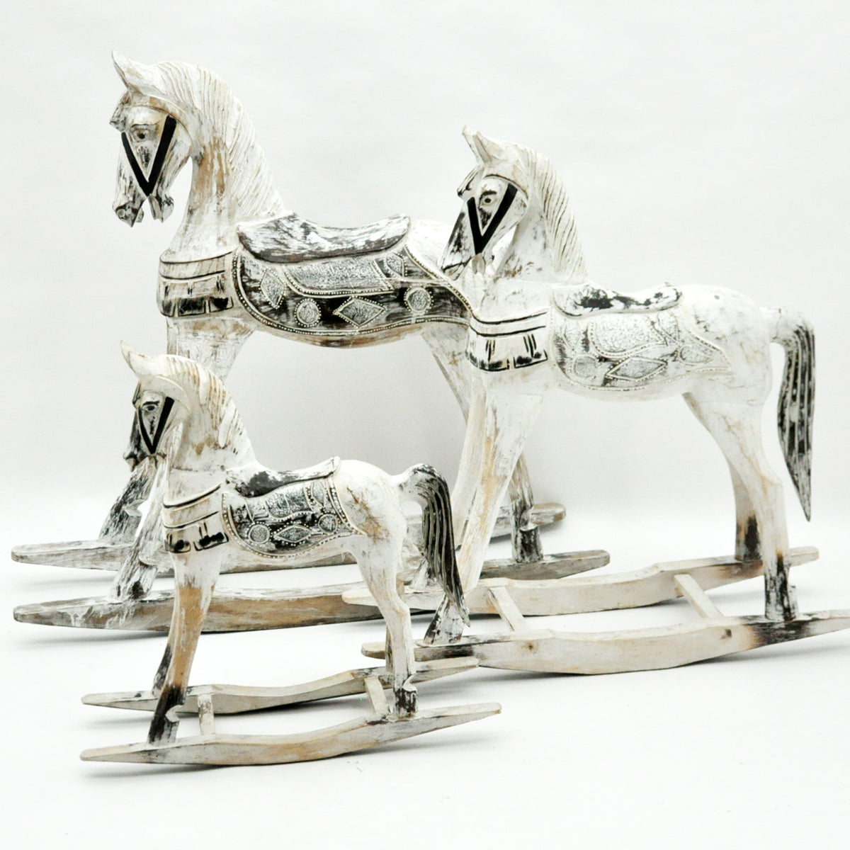 1M/80cm/60cm Set 3 Rocking Horse