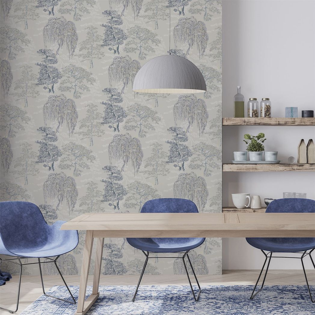 Oriental Garden Soft Blue sw12
