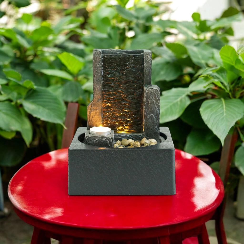 Water Feature Indoor Outdoor LED Fountain