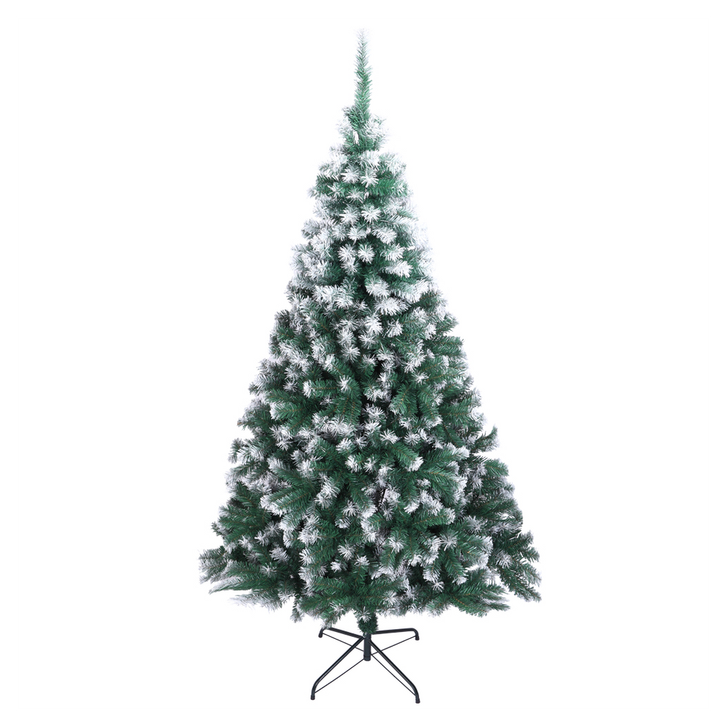 7FT Spray White PVC Christmas Tree 870 Branches