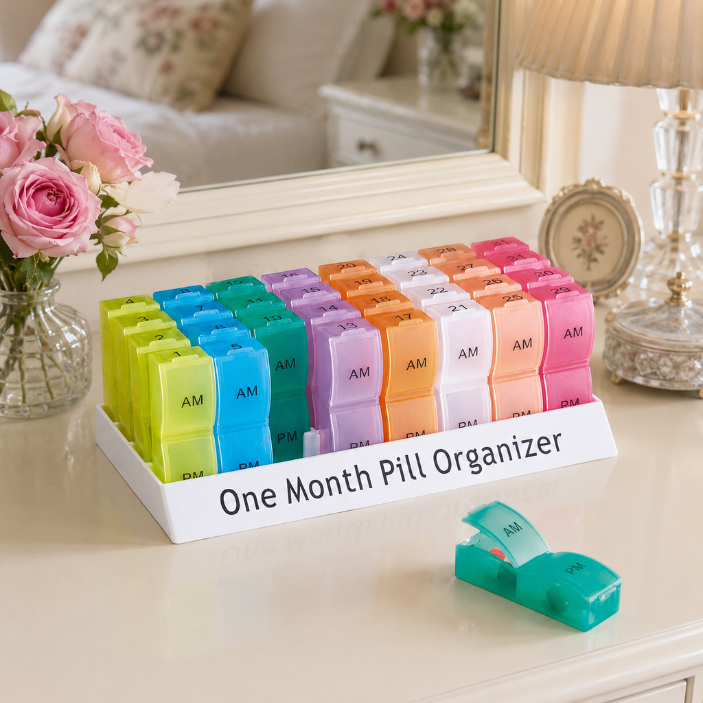 Monthly Pill Box with Individual Day