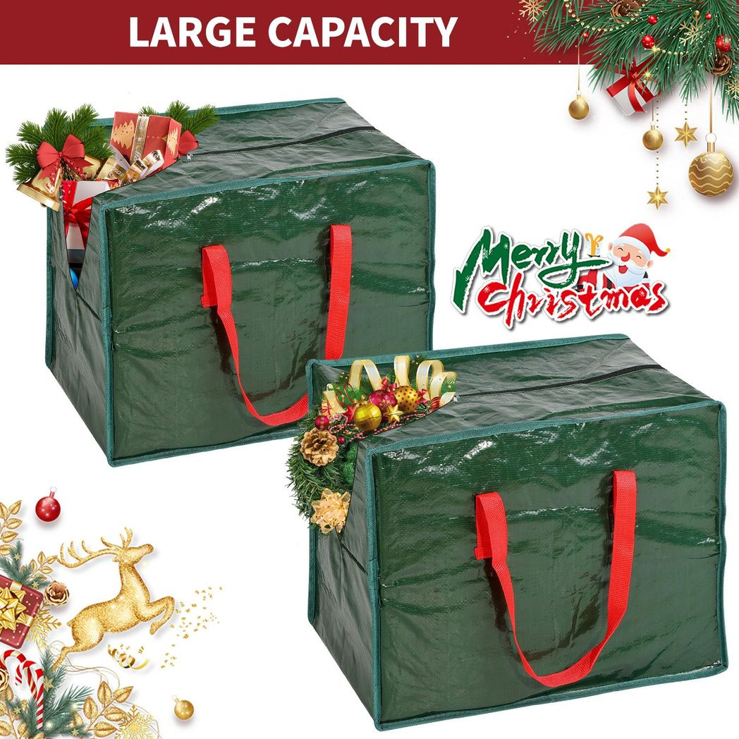 Vinsani Xmas Baubles & Tinsel Storage Bag