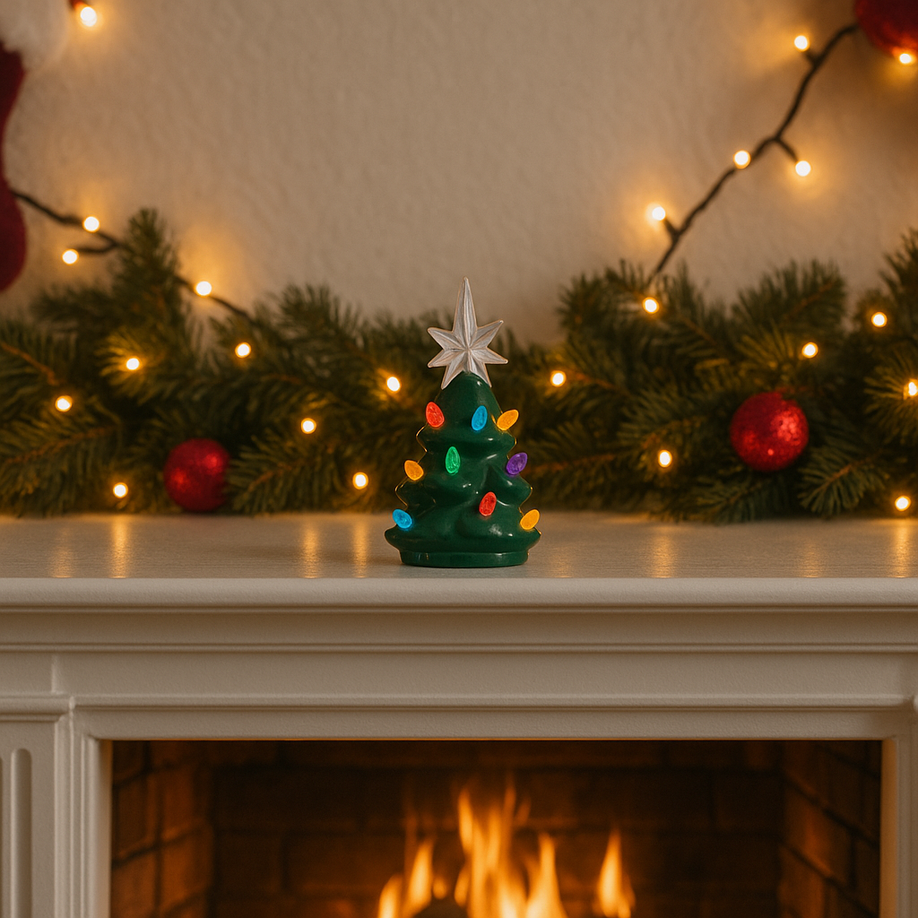 Lighted Ceramic Christmas Tree