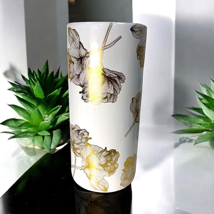 Classic Ceramic Round 18” Tall Umbrella Stand