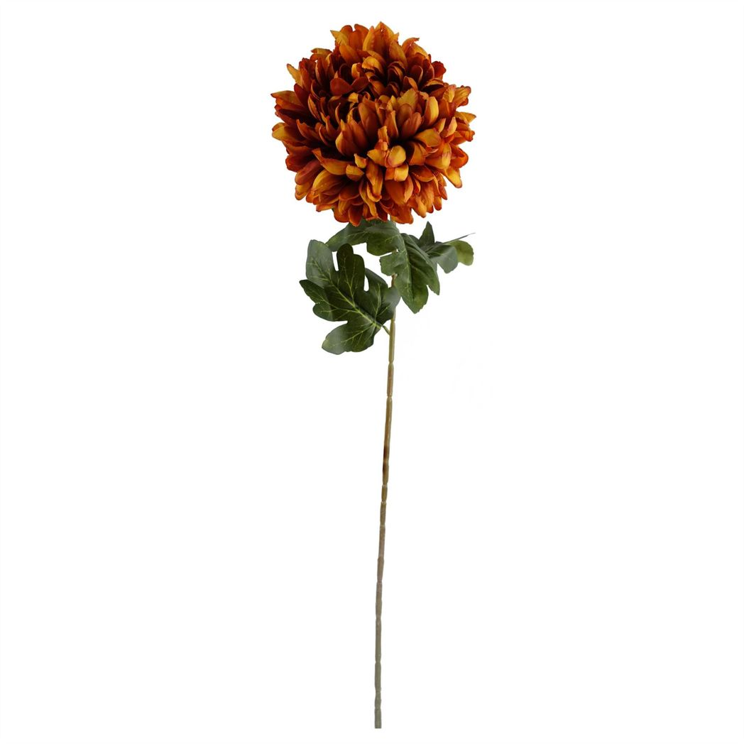 75cm Extra Large Reflex Chrysanthemum - Orange