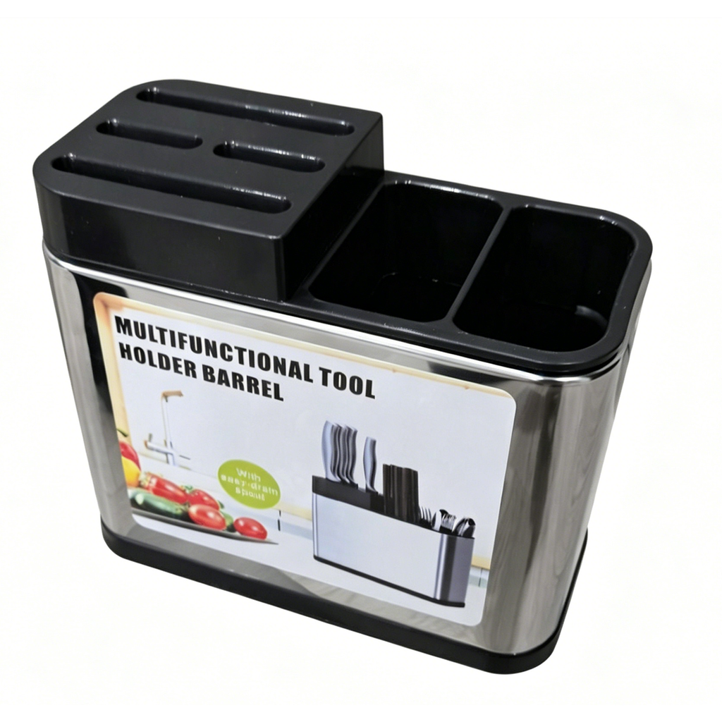 Kitchen Cutlery Holder Knife Block Storage Rack Organizer Utensils Chopstick Box