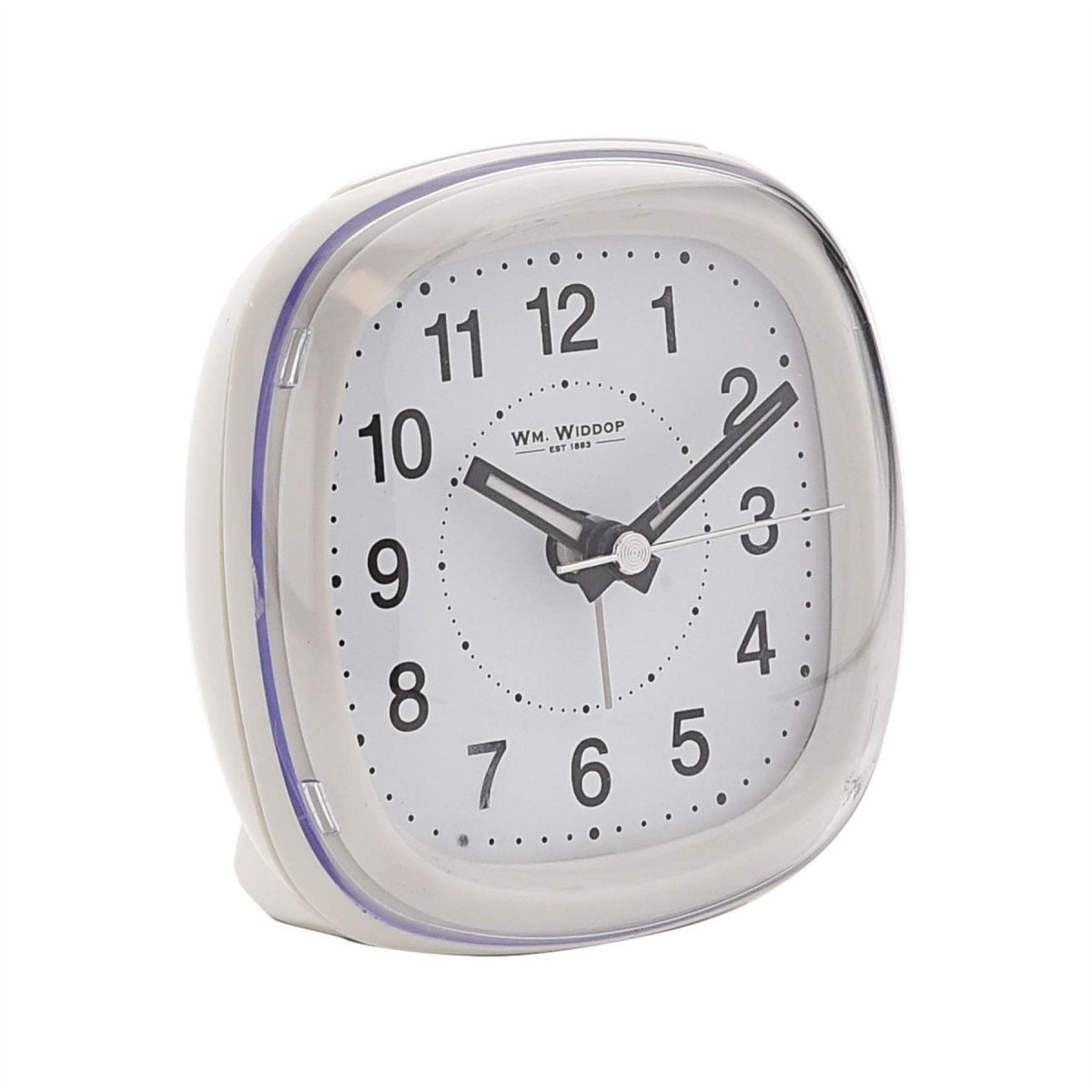 Wm Widdop Alarm Clock Dome Lens Sweep Snooze Light - White