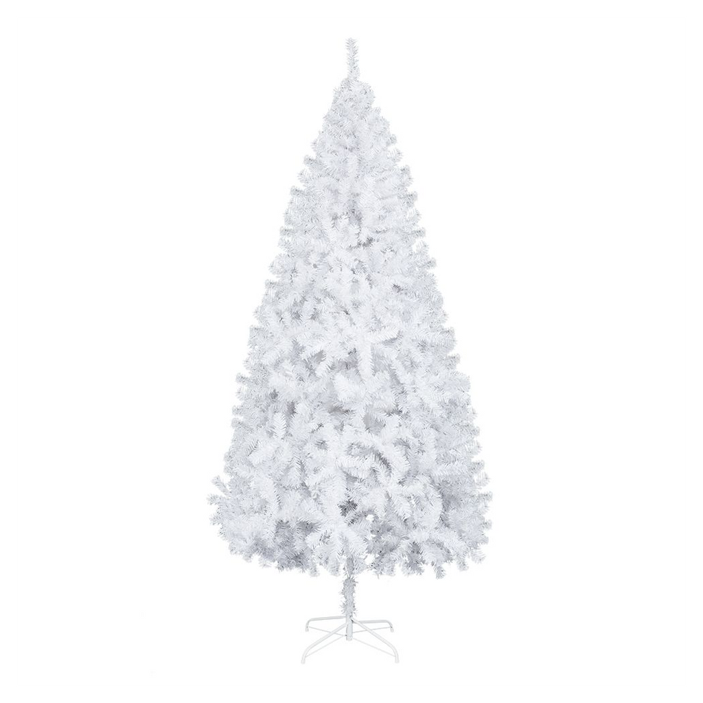 7FT Iron Leg White Christmas Tree with 950 Branches