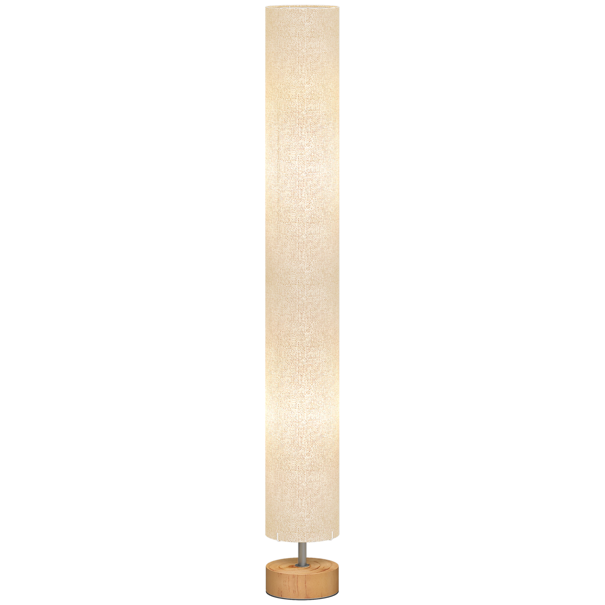 HOMCOM LED Floor Lamp with 3000K/4500K/6500K Colour Temperatures, Grey