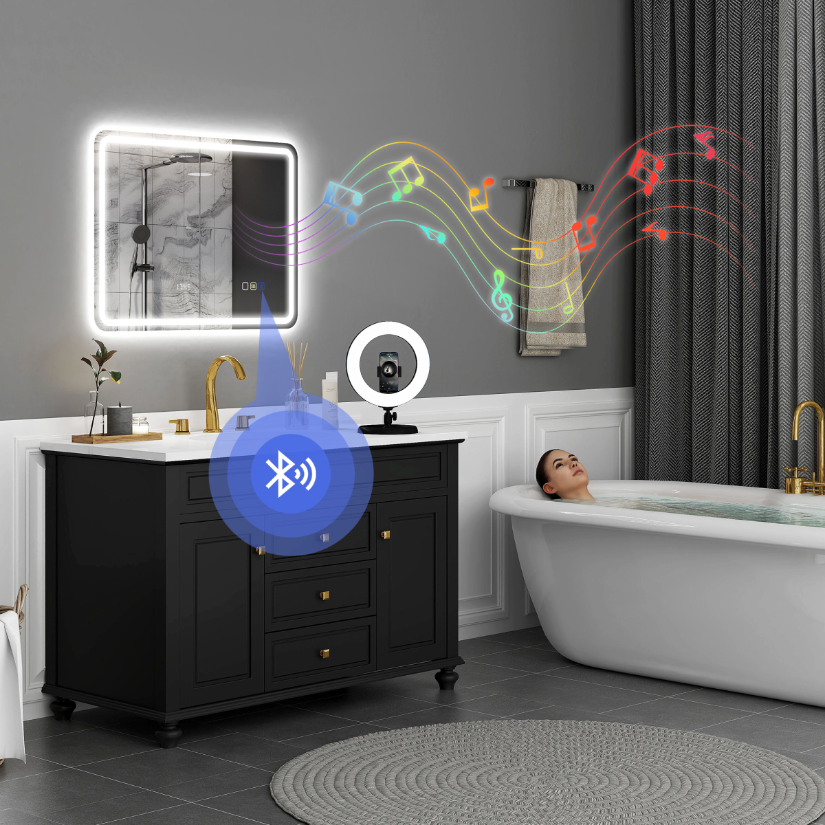 Bathroom Cabinet with Mirror
