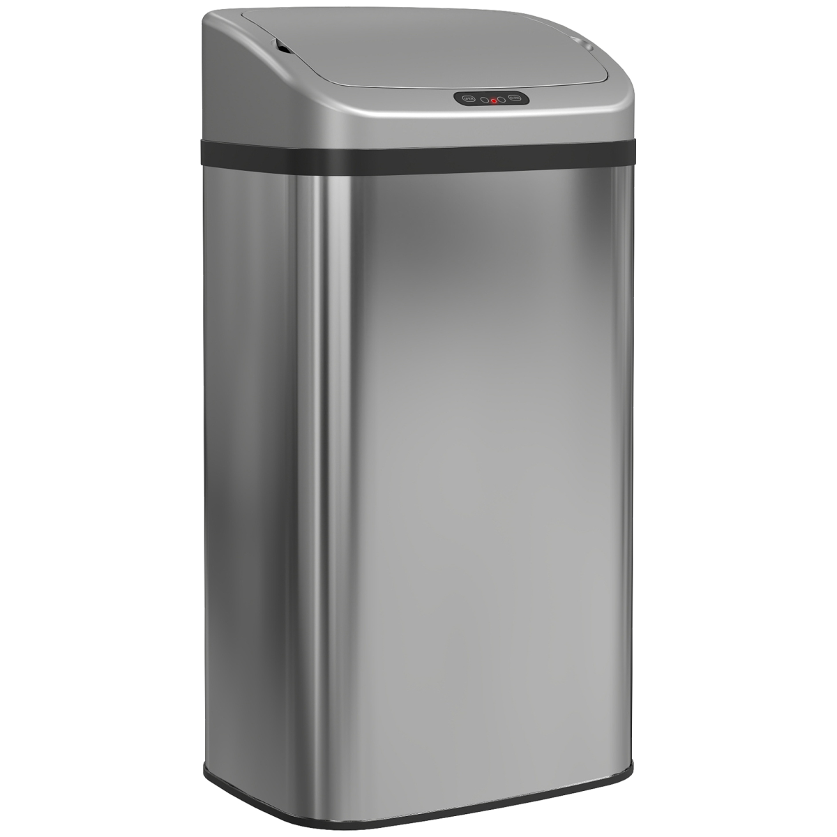 HOMCOM 48L Sensor Bin, Stainless Steel Kitchen Bin with Automatic Close
