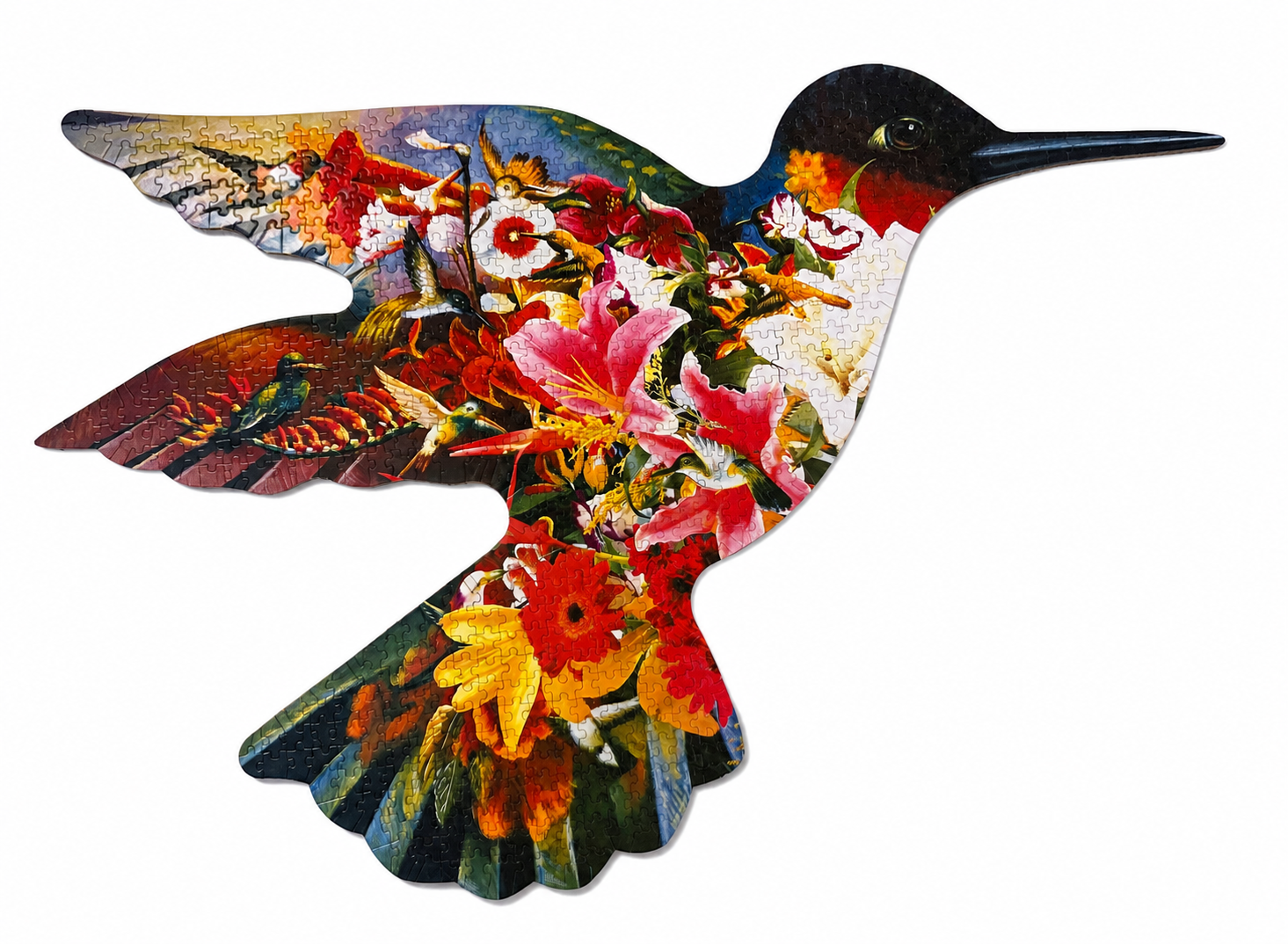 Bird Shape Jigsaw Puzzle