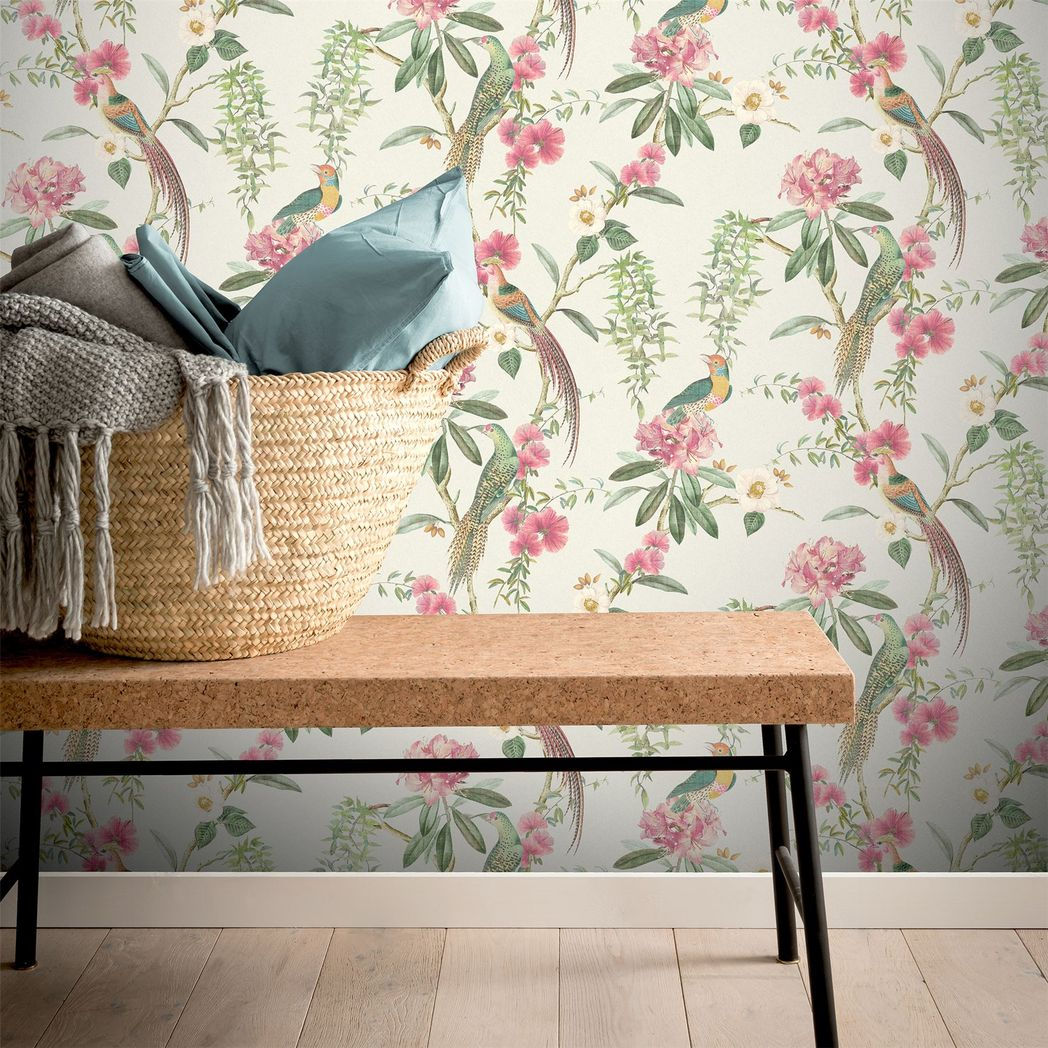 Exotic Garden Pink Green sw12