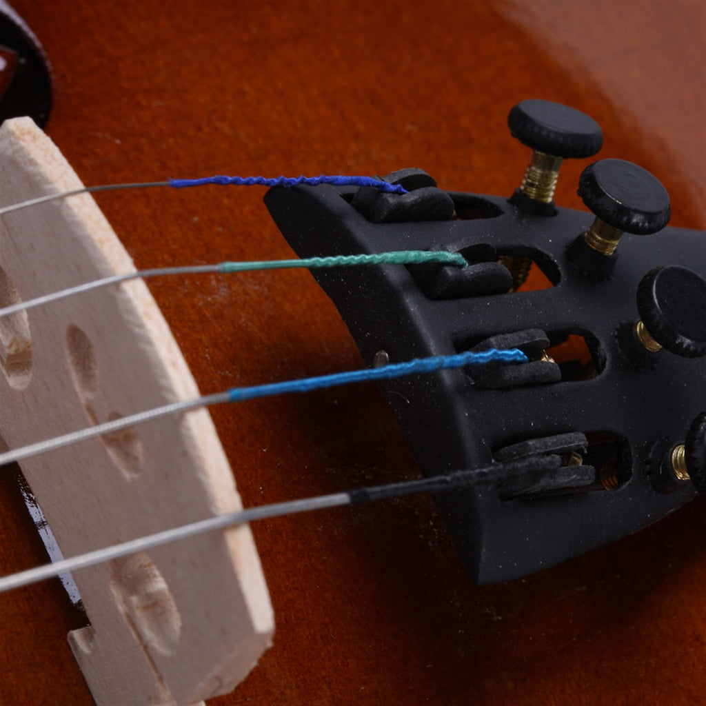 New 1/4 Acoustic Violin Case Bow Rosin Natural