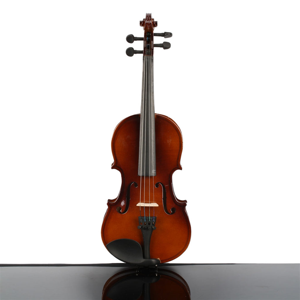 New 1/4 Acoustic Violin Case Bow Rosin Natural