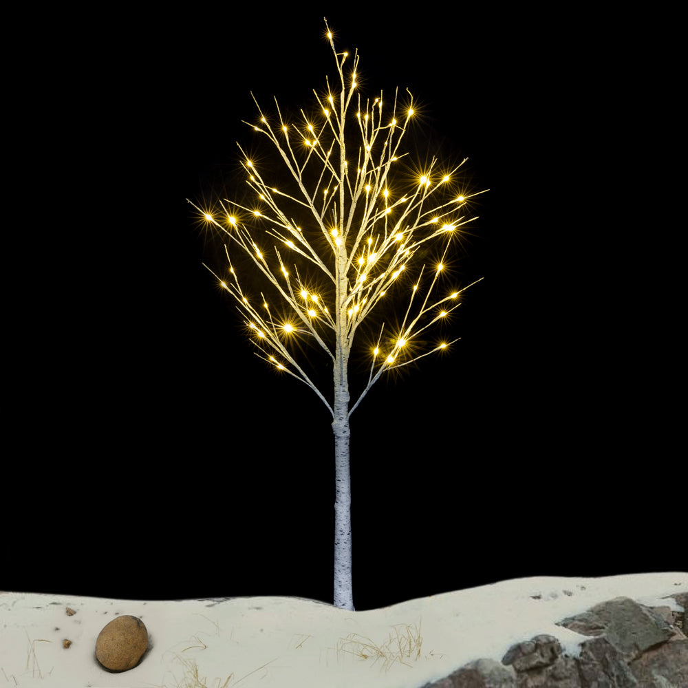 4FT Snowflake Christmas Tree with 48 LED Lamp