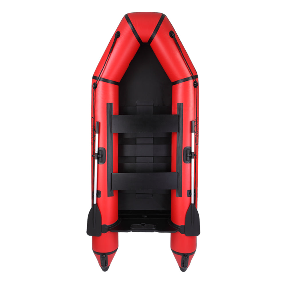 Camping Survivals 10ft PVC 330kg Water Adult Assault Boat Red Black