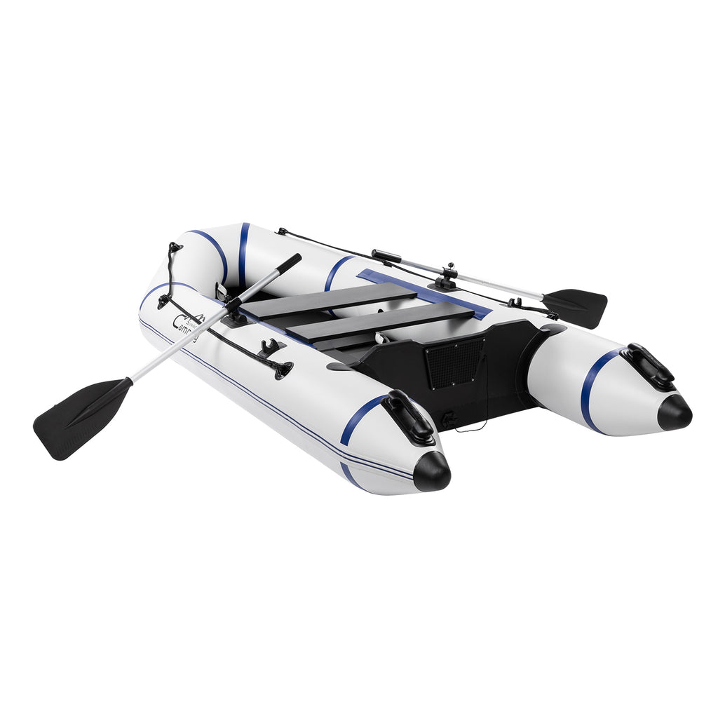 Camping Survivals 10ft PVC 330kg Water Adult Assault Boat Off-White