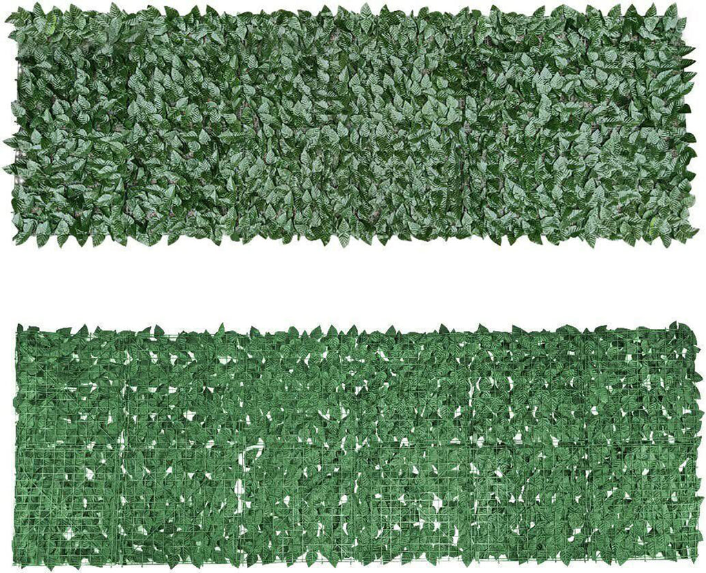 3m Artificial Hedge Fake Ivy Leaf Garden Fence Privacy Screening Roll Wall Panel