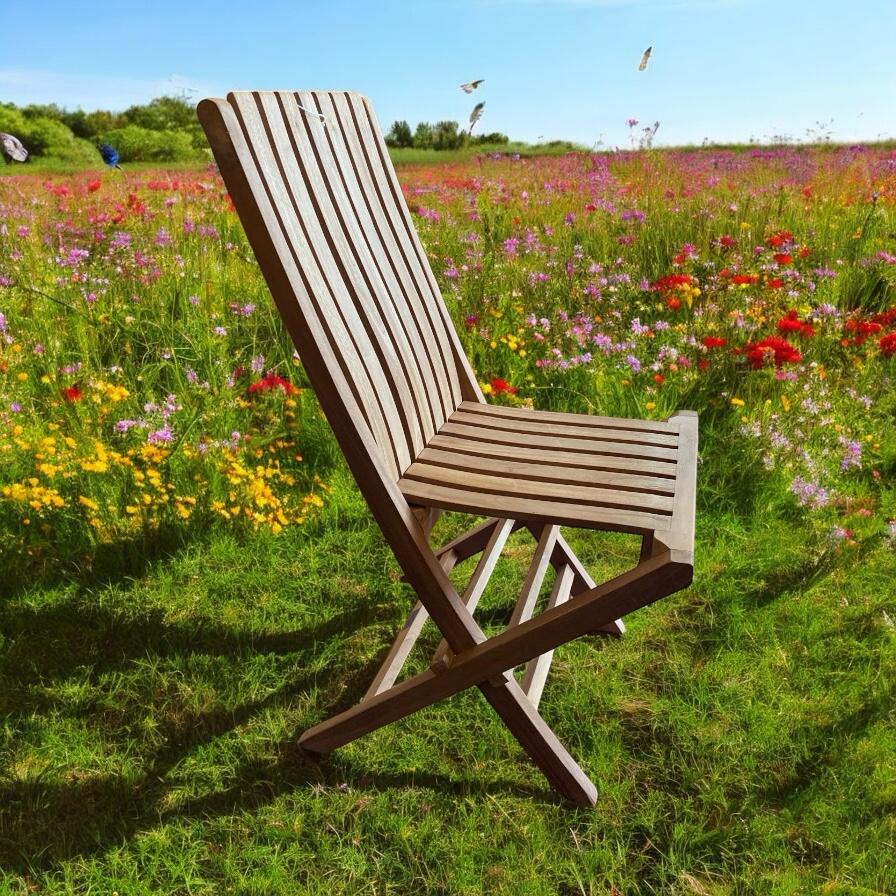 Miami Folding Teak Chair