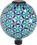 Illuminated Glass Goble with Metal Stand
