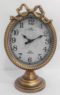 AcaciaHome Durable Table Clock, Art Deco Design