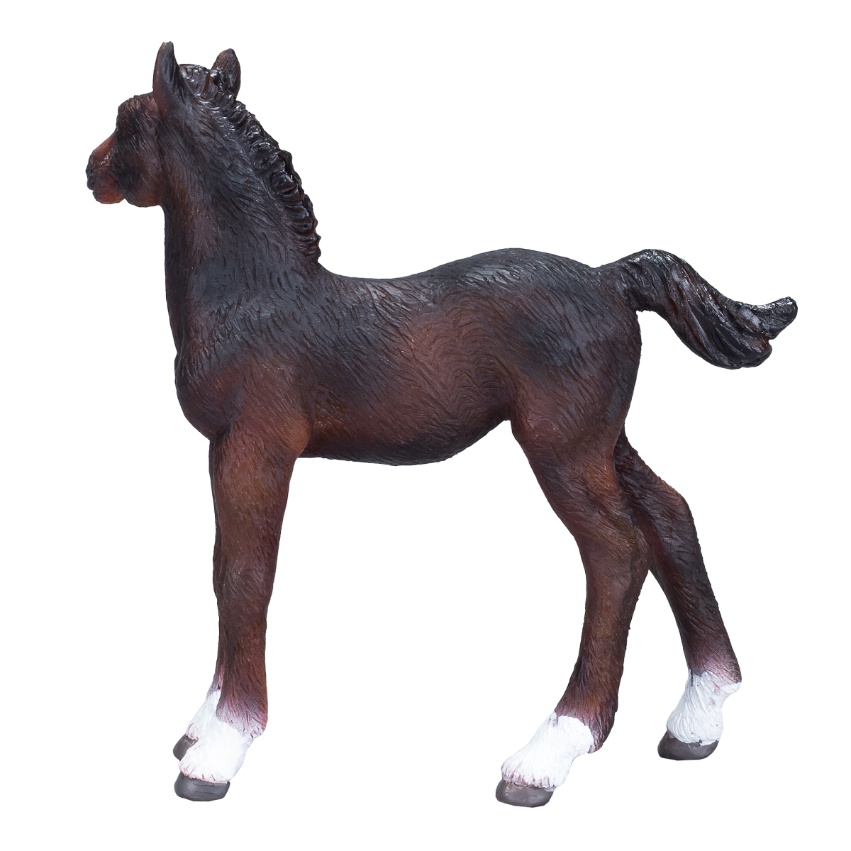 Hanoverian Foal Bay Toy  Realistic Equestrian Figurine