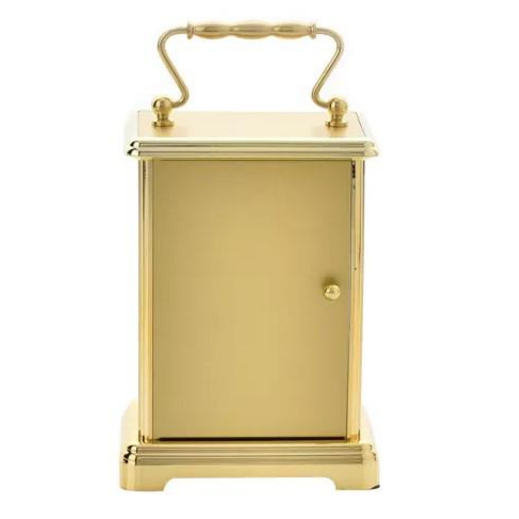 Wm.Widdop Carriage Clock - 2 tone gilt dial