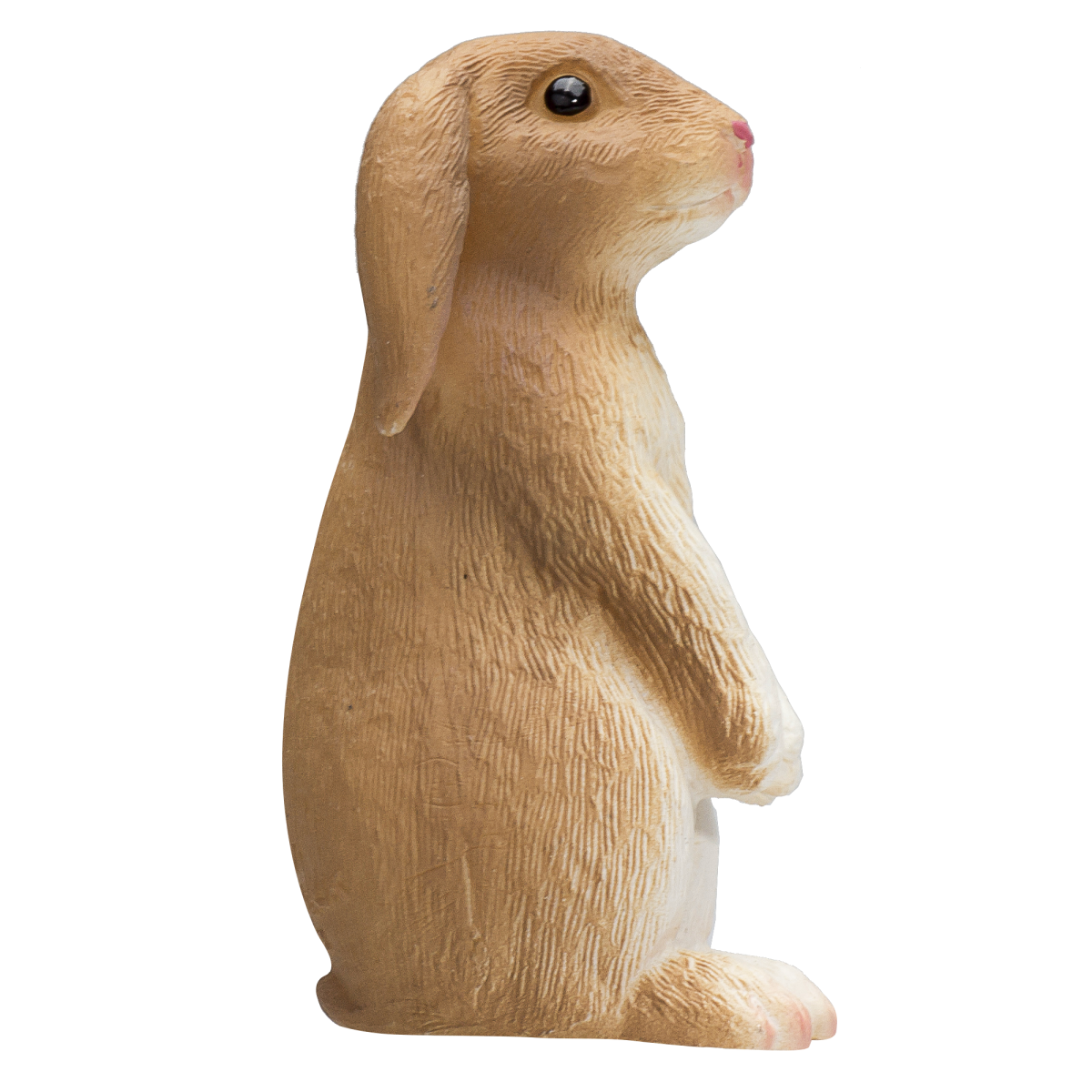 Rabbit Sitting Toy  Realistic Small Animal Figurine