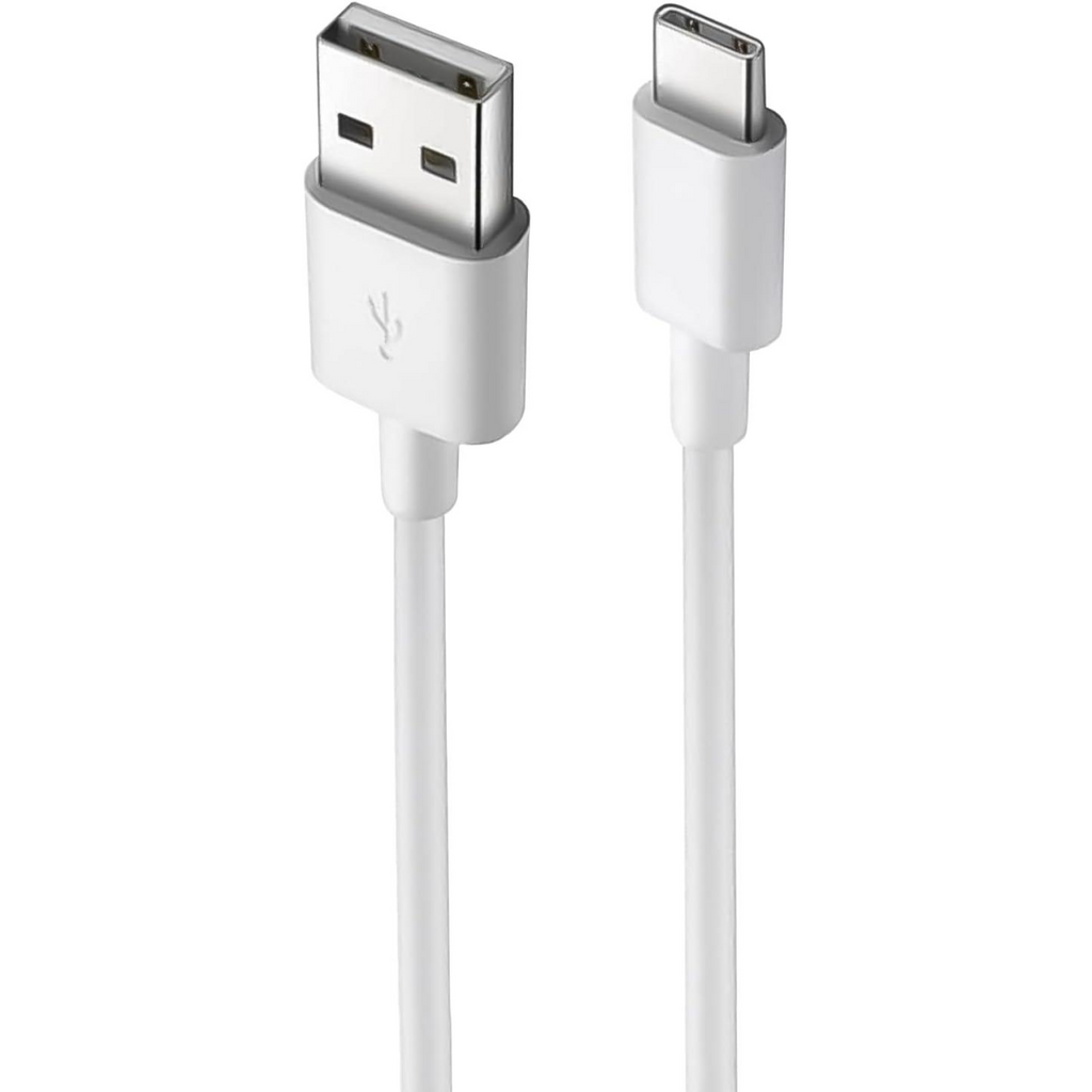Woox MX0003 USB to Type C PVC Data Cable, 18W, 3.3ft 1m, White