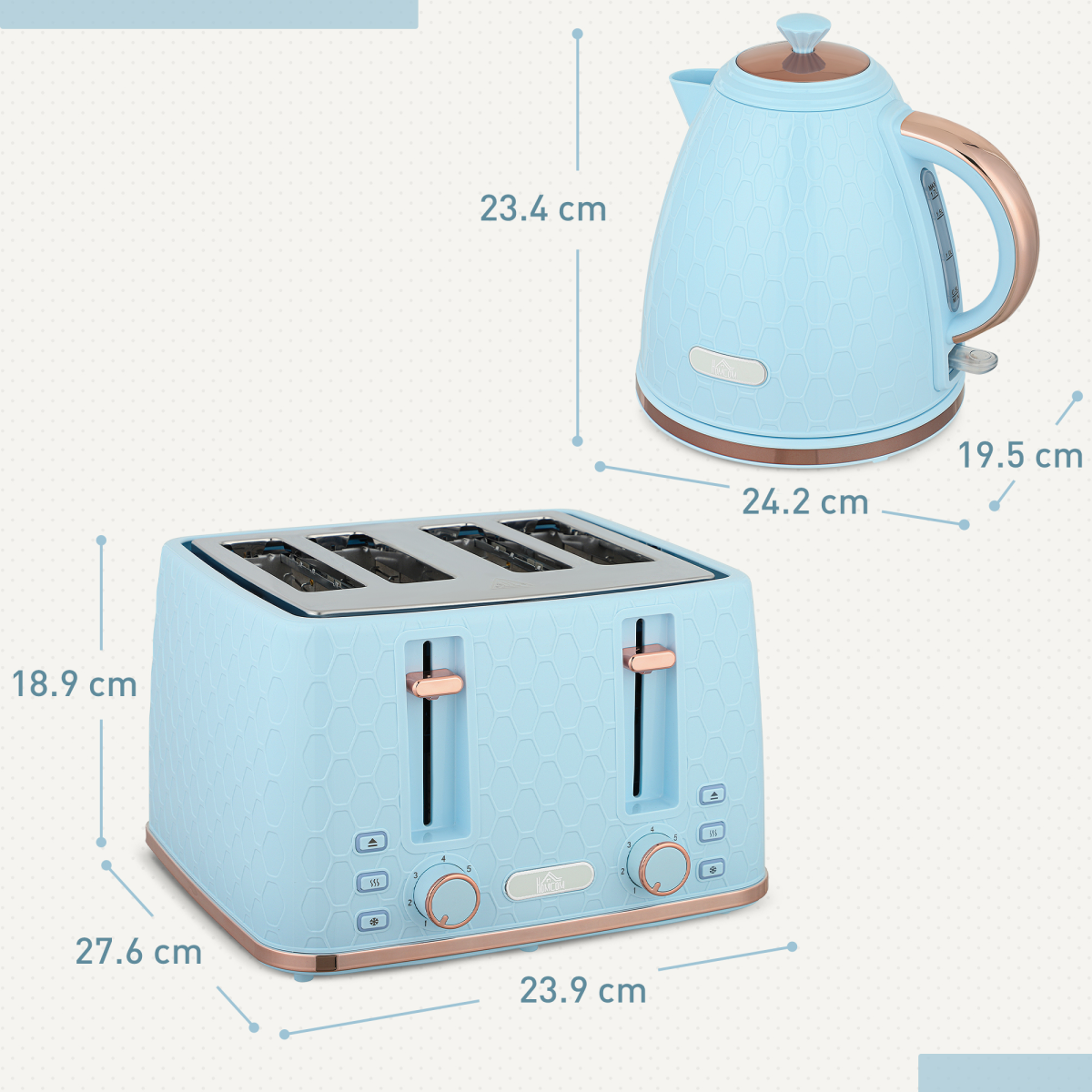 Kettle and Toaster Set