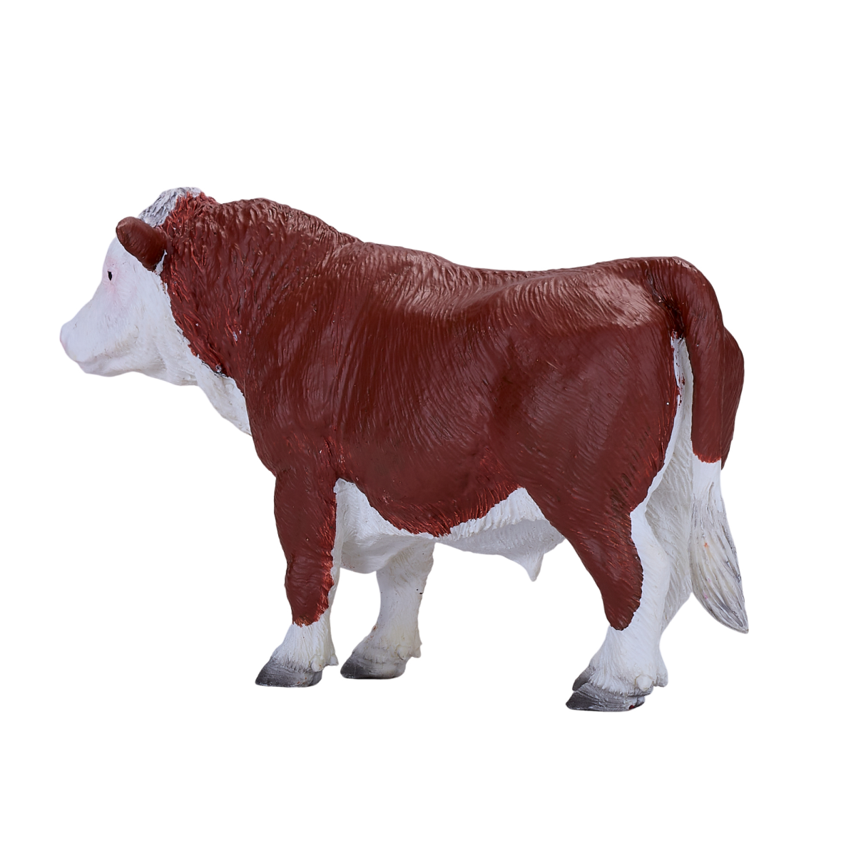 Hereford Bull Toy  Farm Animal Figurine