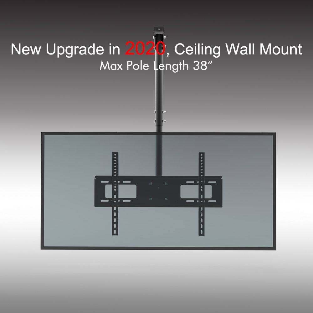 TMC-7006 Ceiling Mount TV Wall Bracket Roof Rack Pole Retractable For 32"-70" Flat Screen