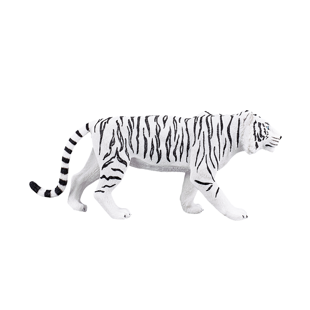 White Tiger Toy Figure  Realistic Big Cat Model