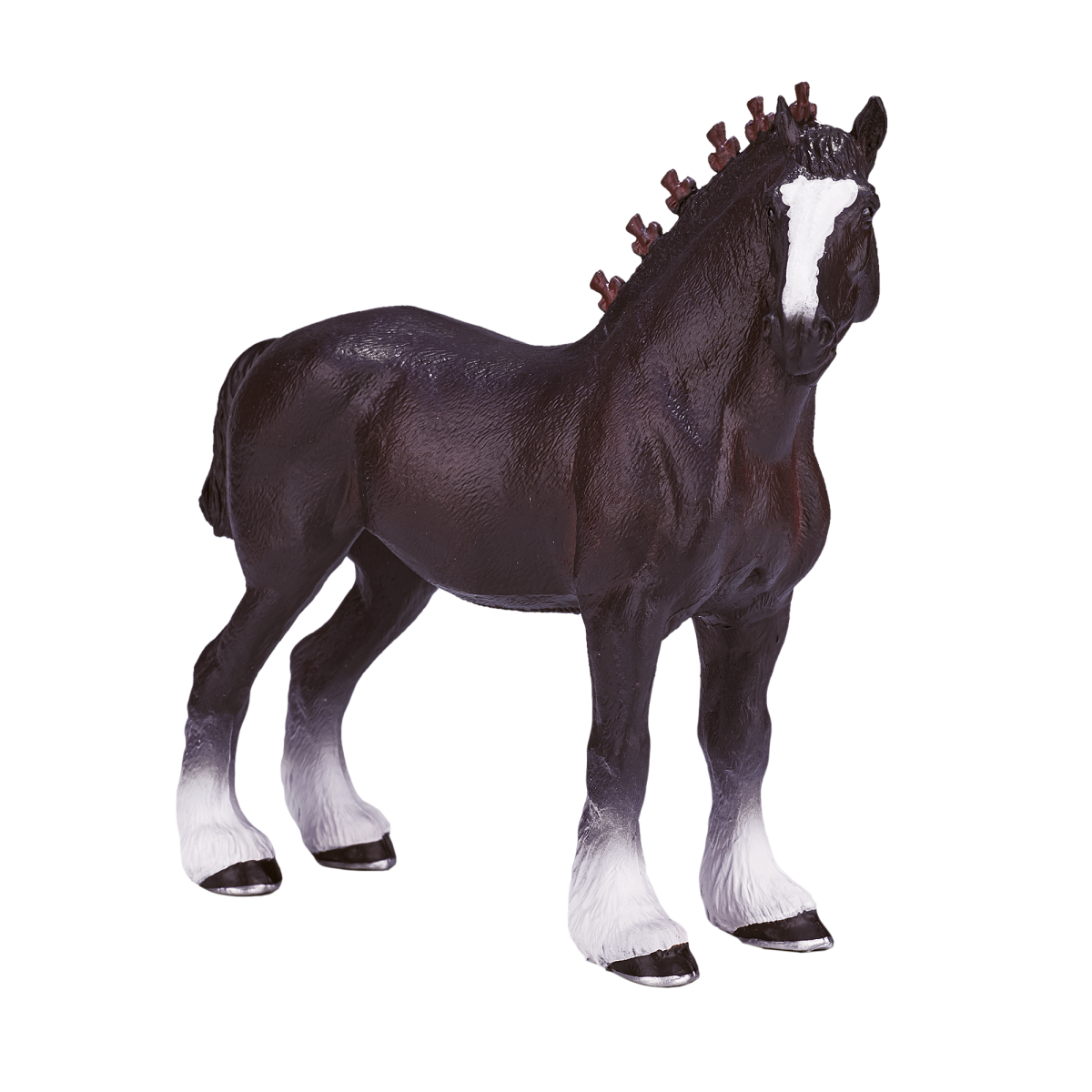 Shire Horse Toy  Realistic Equestrian Figurine