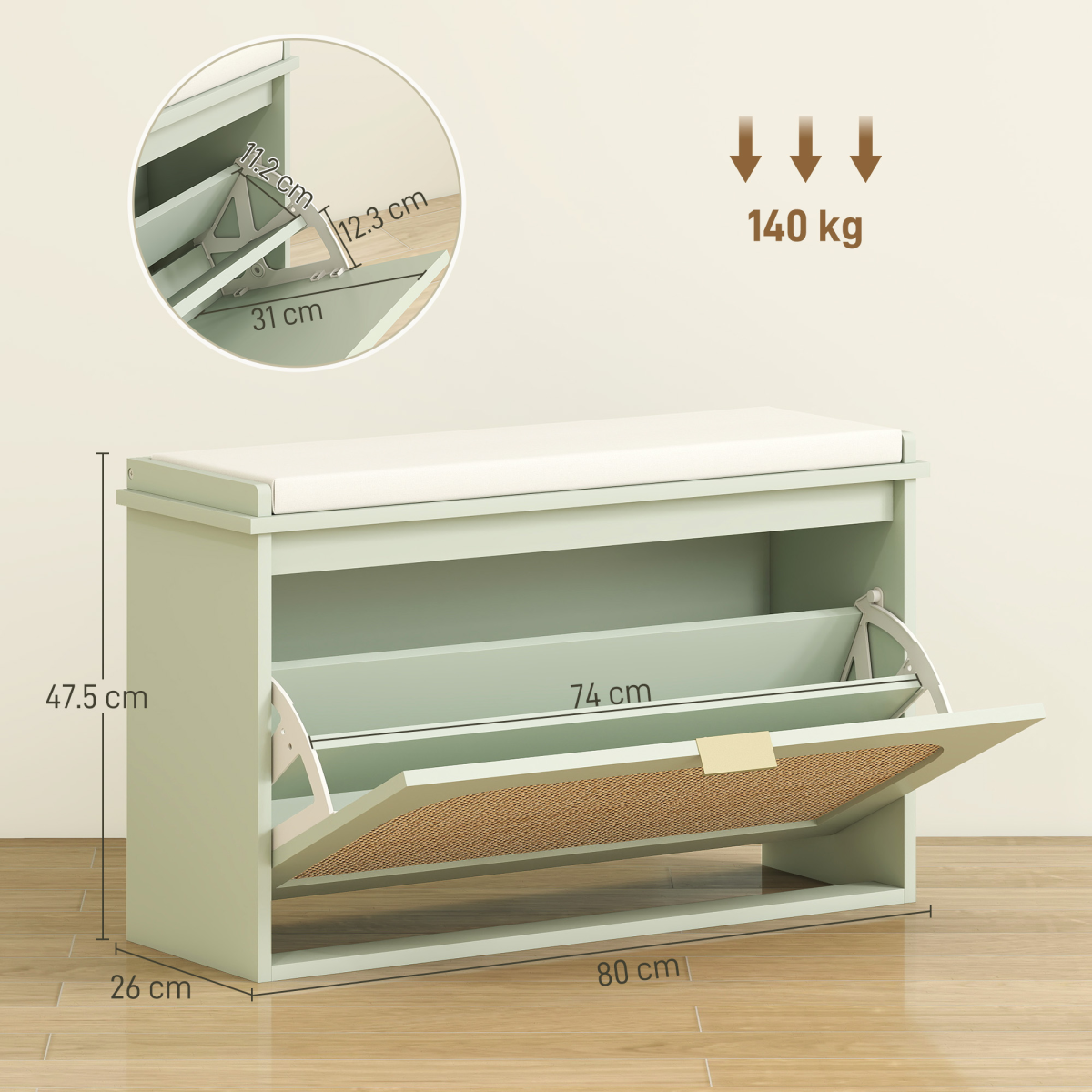 Shoe Storage Cabinet