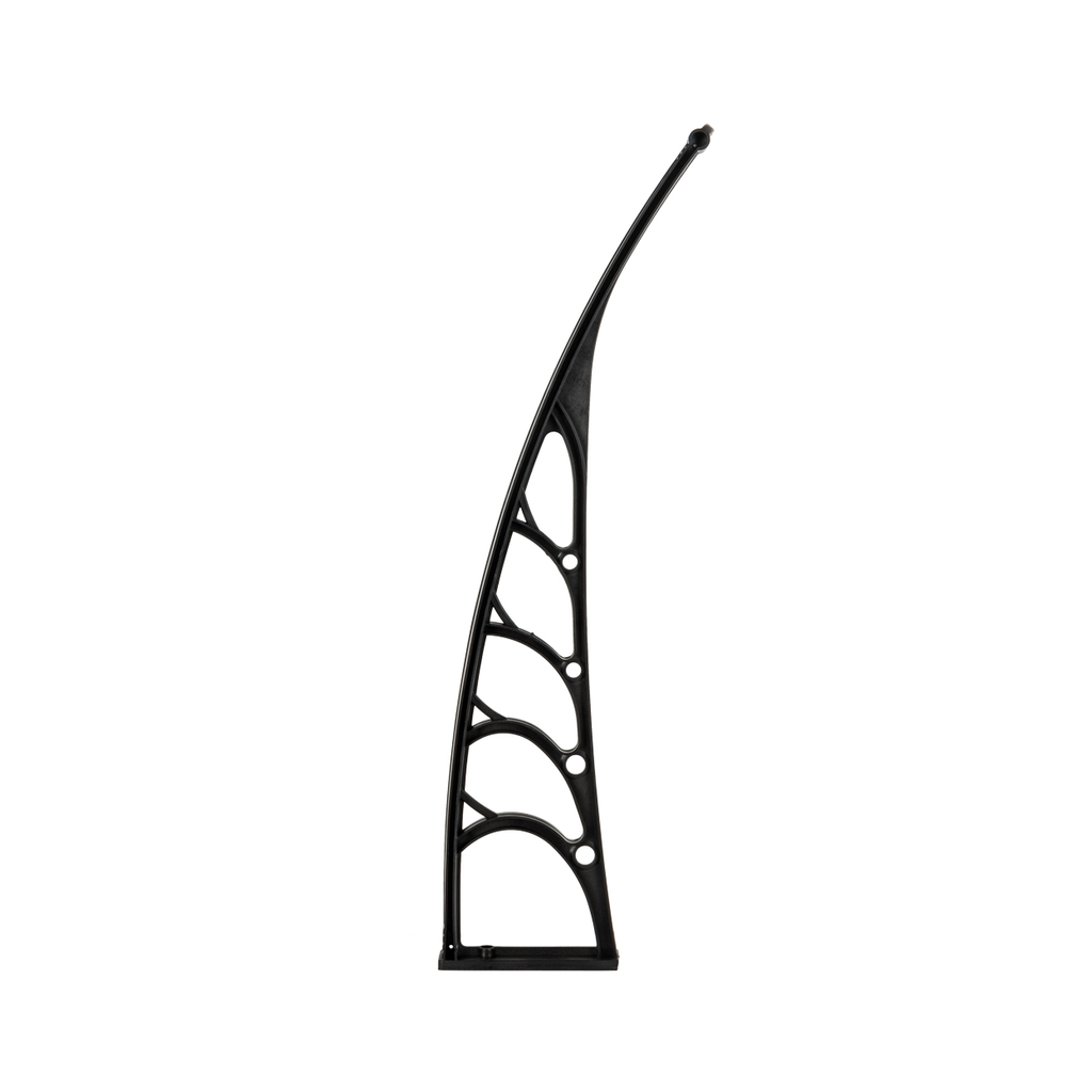 【Same Code：48202358】HT-120 x 80 Household Application Door & Window Rain Cover Eaves Canopy White & Black Bracket