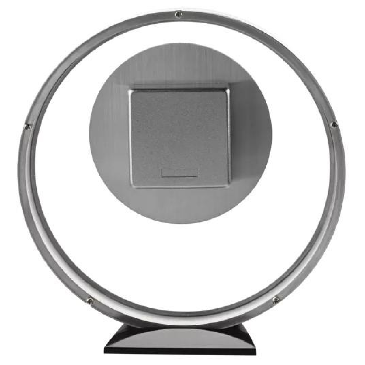 Widdop Round Silver Mantel Clock W2937S