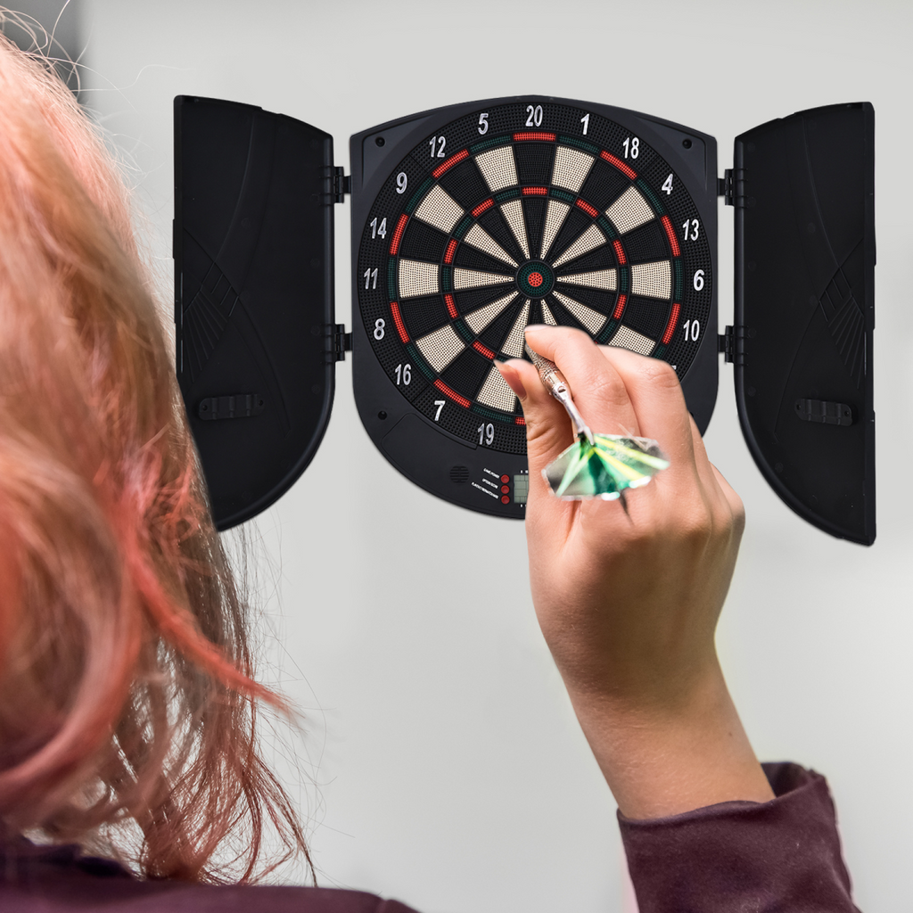 Electronic Dartboard Set 26 Games and 185 Variations with 6 Darts