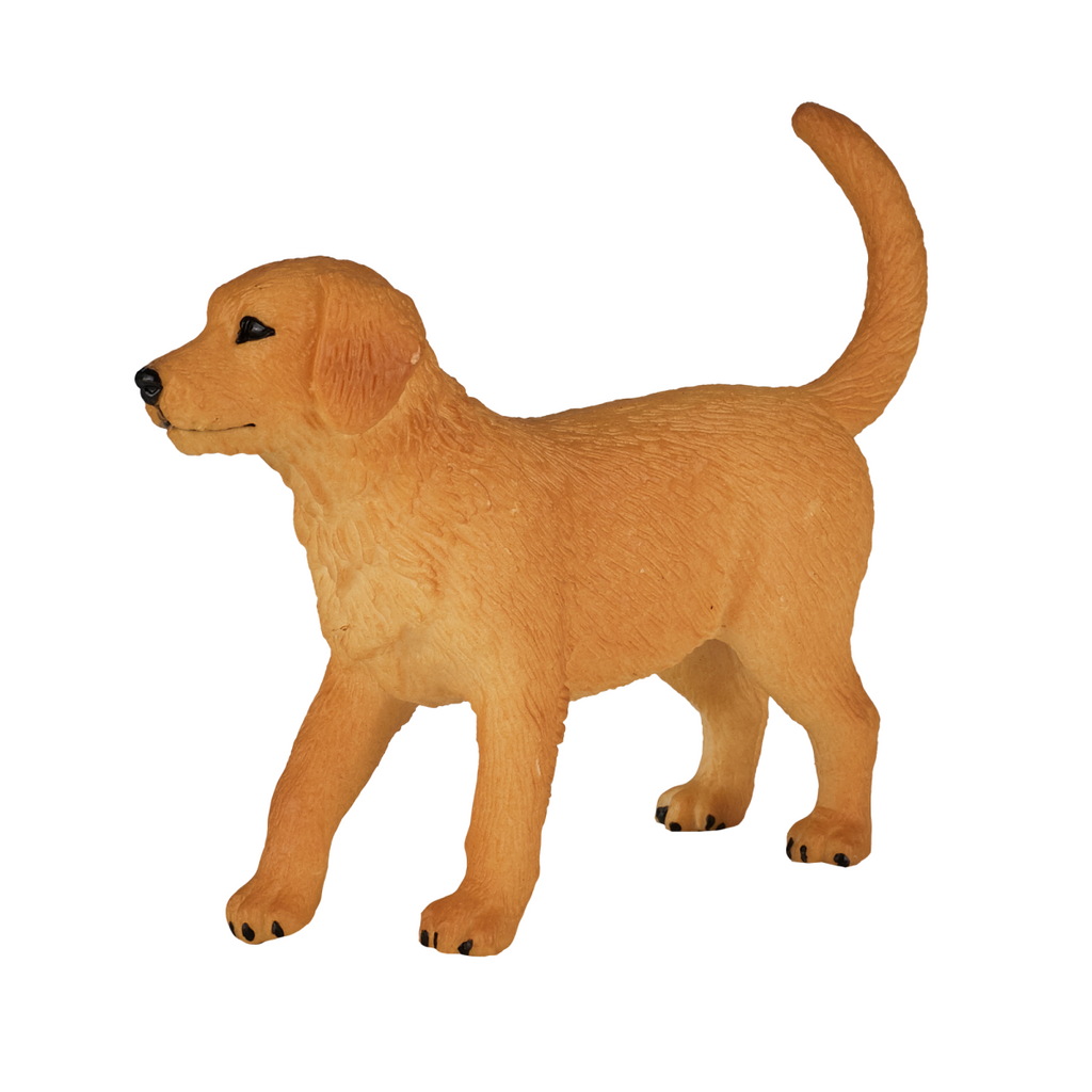 Golden Retriever Puppy Toy  Realistic Pet Figurine