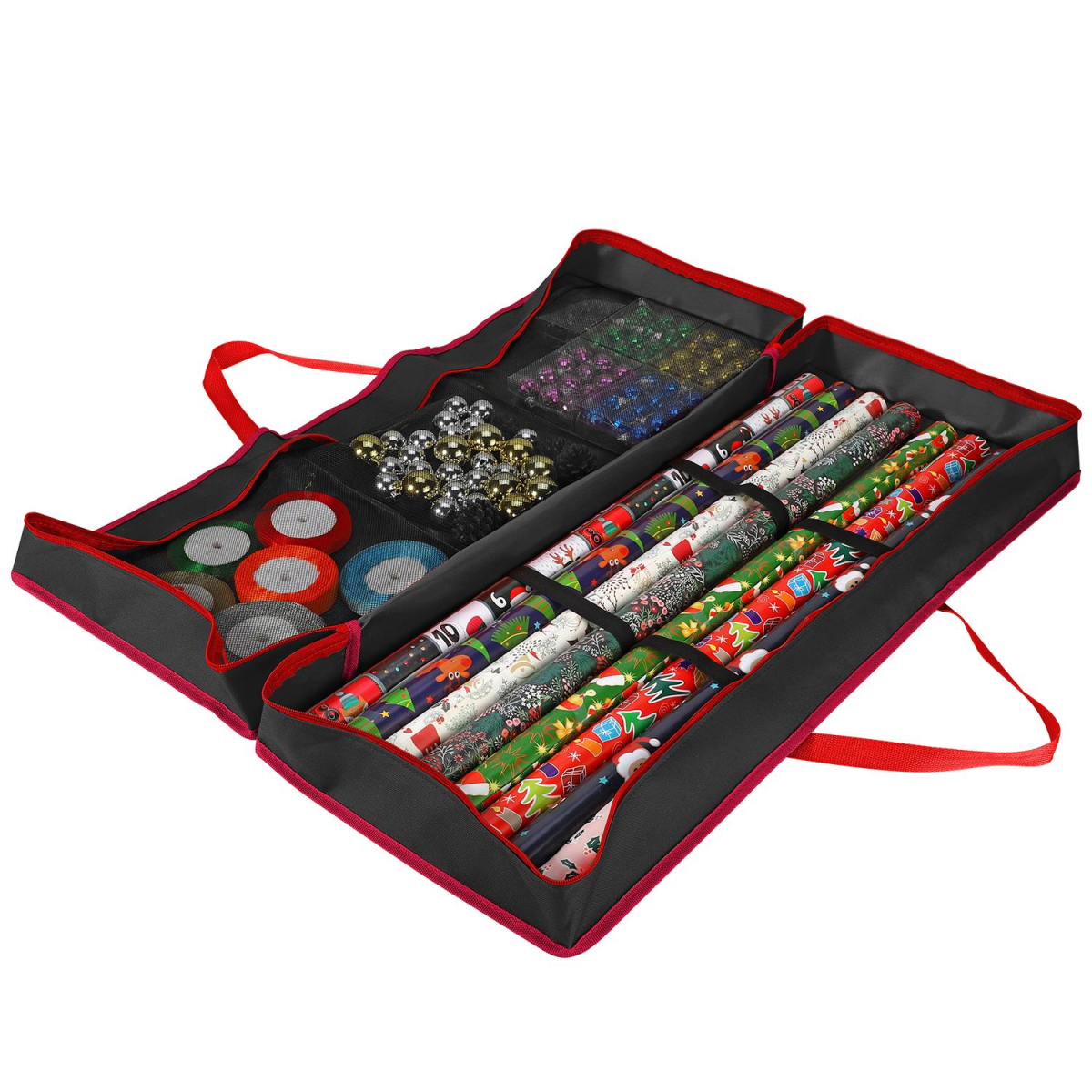 Vinsani Christmas Gift Wrap Black Storage Bag