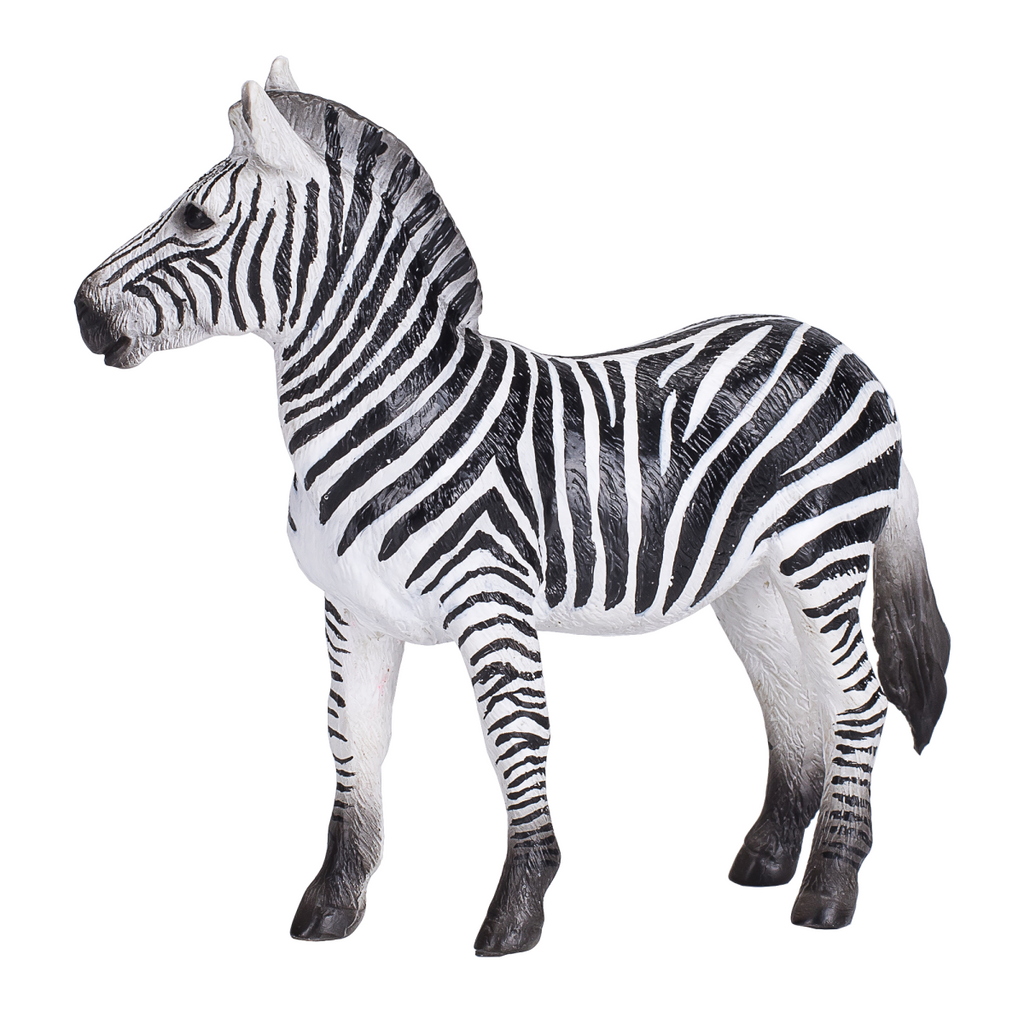 Zebra Mare Toy  Realistic African Wildlife Figurine