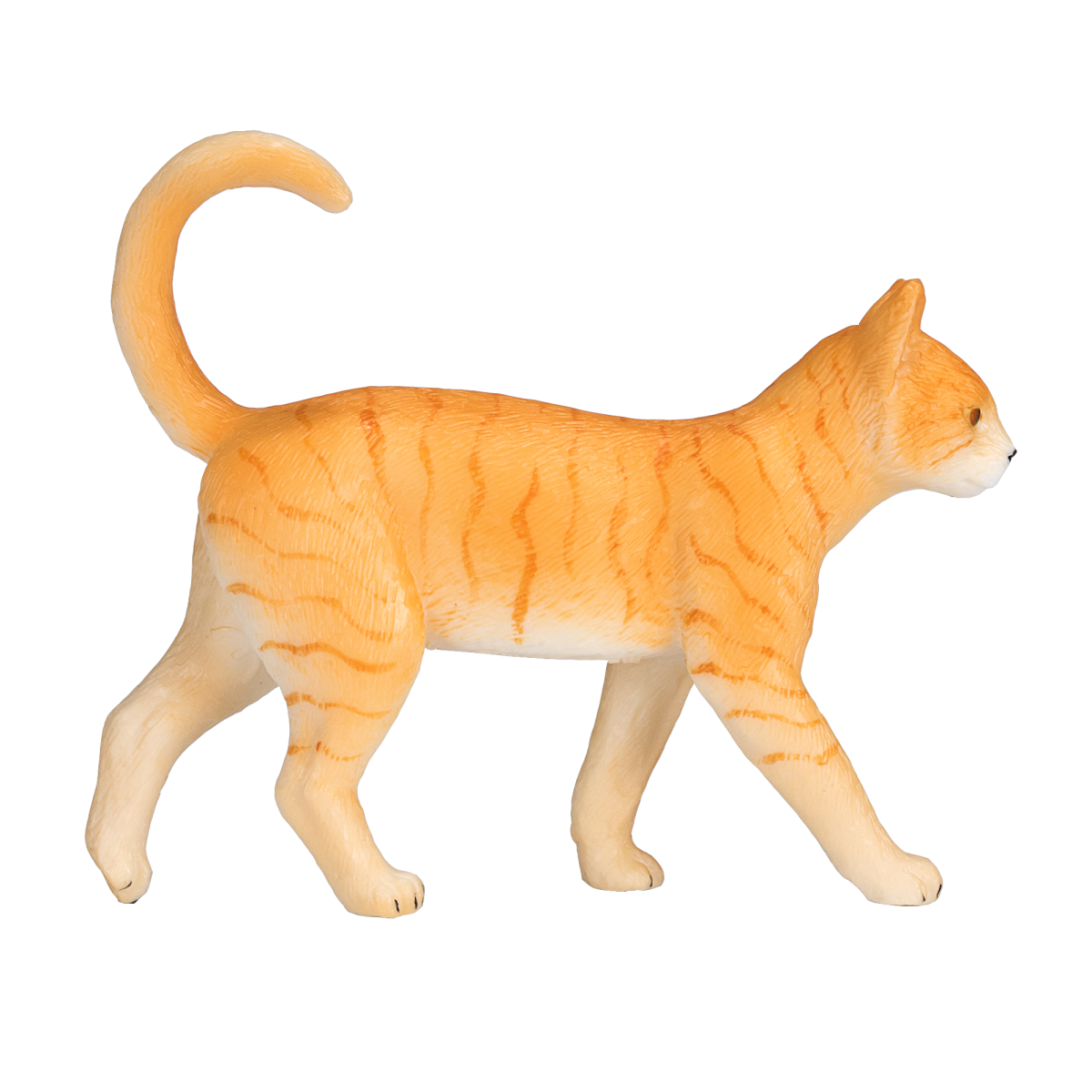 Ginger Tabby Cat Toy  Realistic Pet Figurine