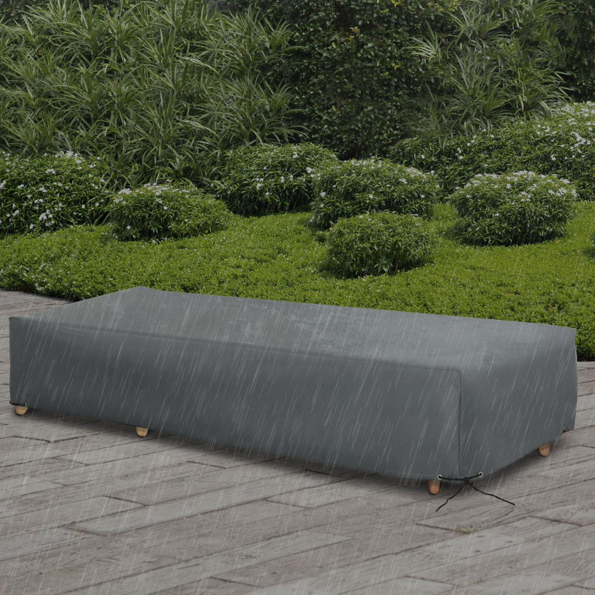 200x73cm Garden Furniture Cover Water UV Resistant Oxford Fabric