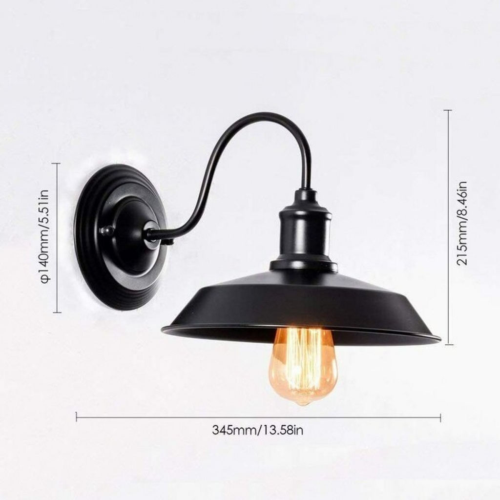 E27 Swan Neck Wall Sconce Fixture ~6506