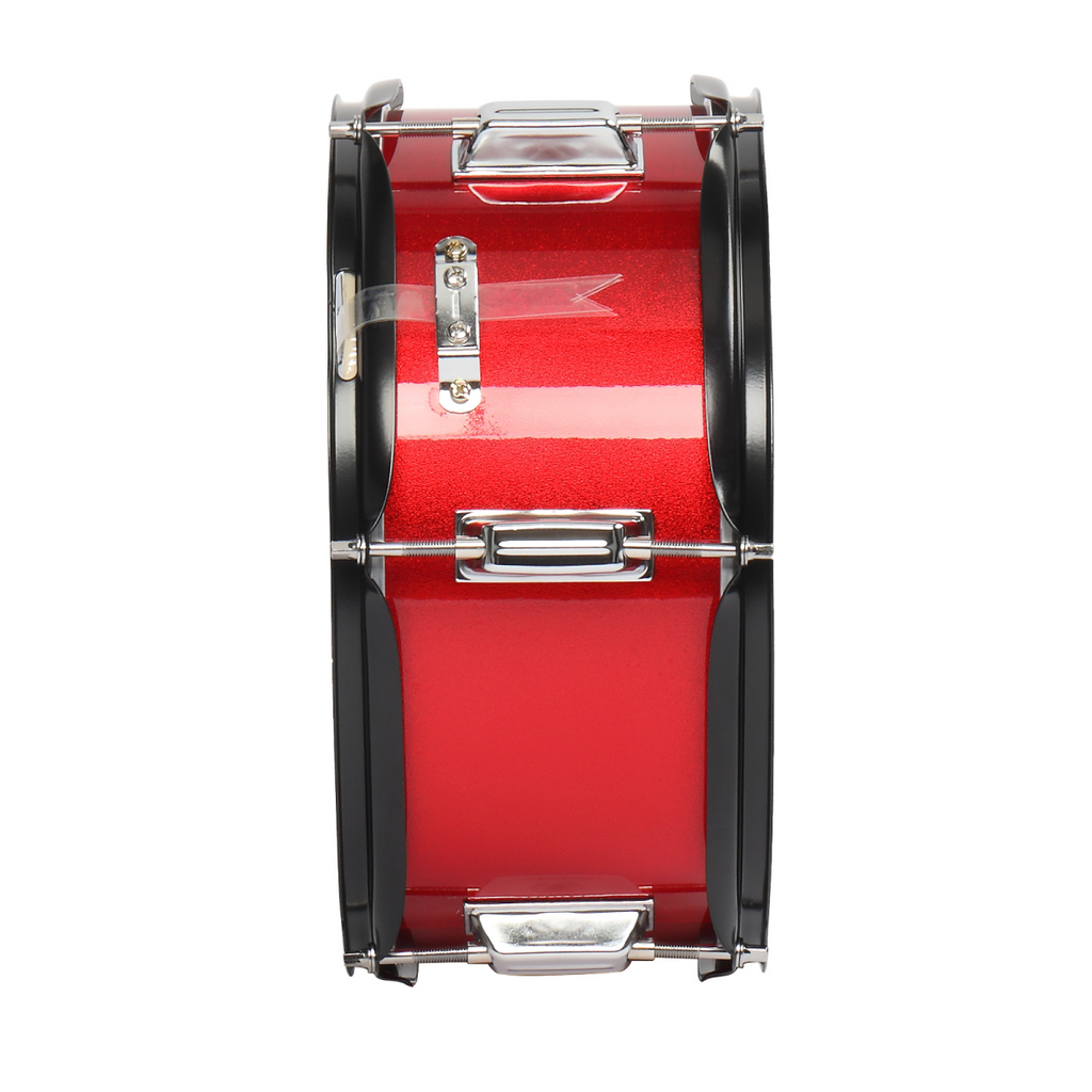 12 x 5.5 inches Professional Marching Snare Drum & Drum Stick & Strap & Wrench Kit Red