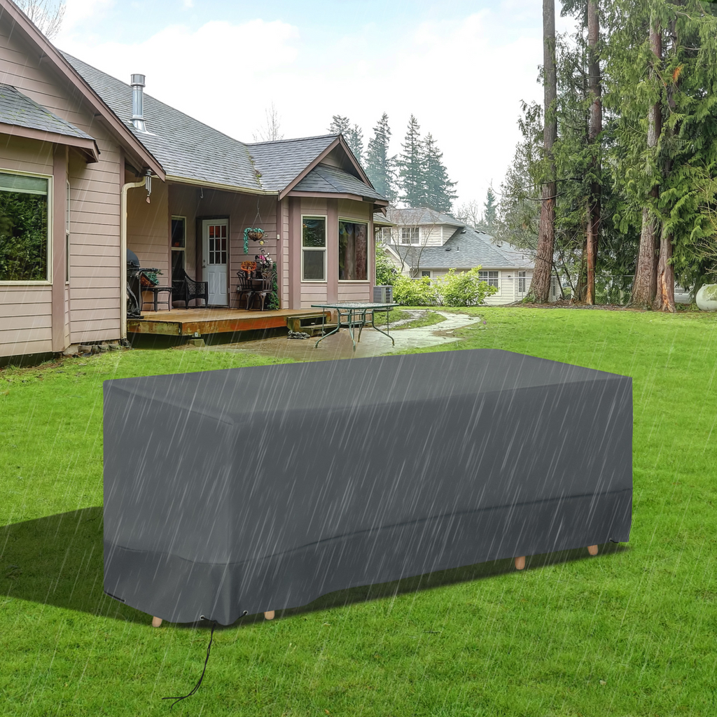 190x72cm Furniture Table Chair Sofa Set Cover Water UV Resistant Protection 600D