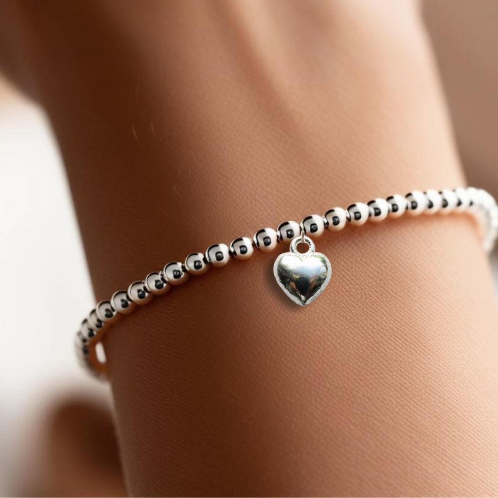 Happy Birthday Mini Gift Hamper with Silver Heart Bracelet