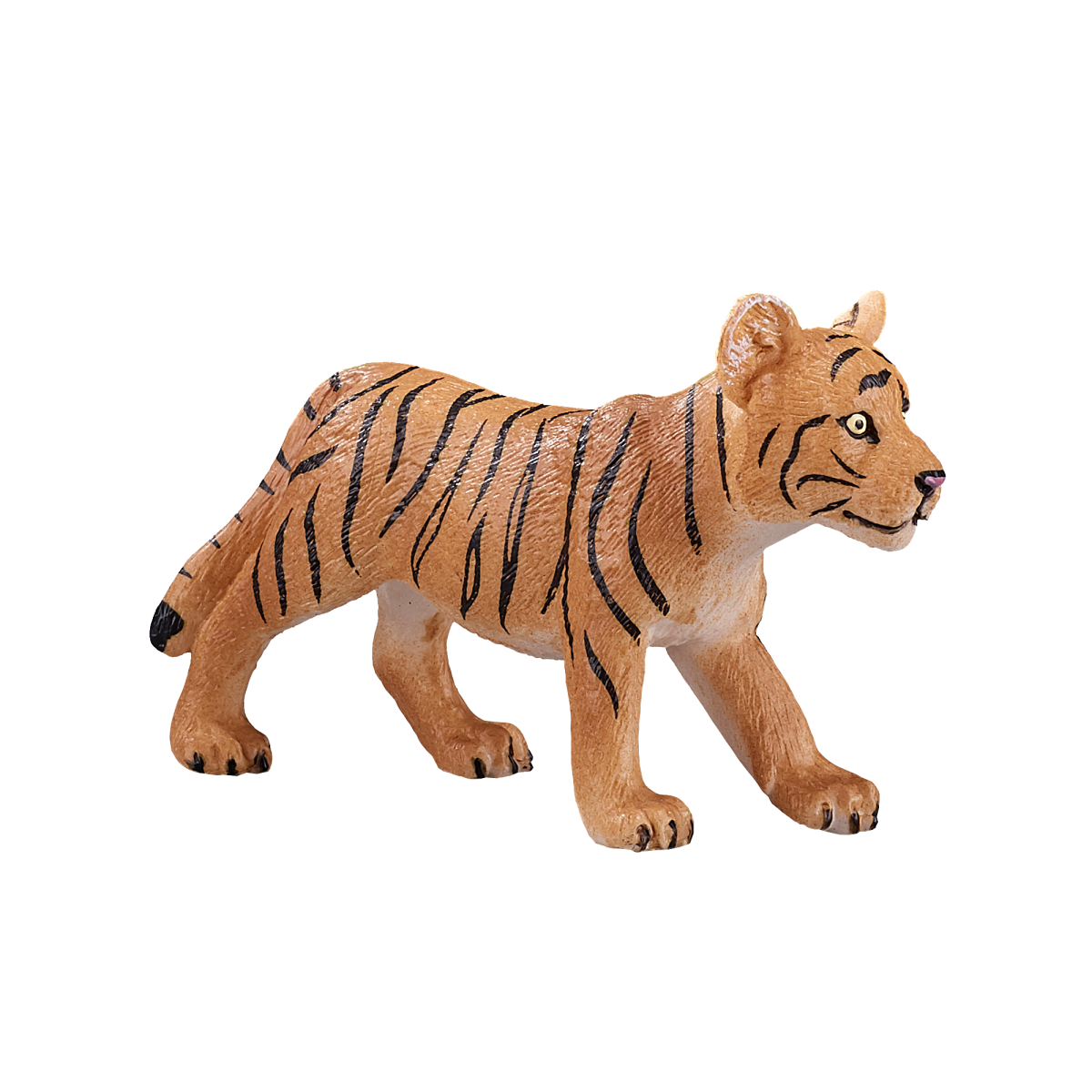 Tiger Cub Standing Toy  Realistic Big Cat Figure