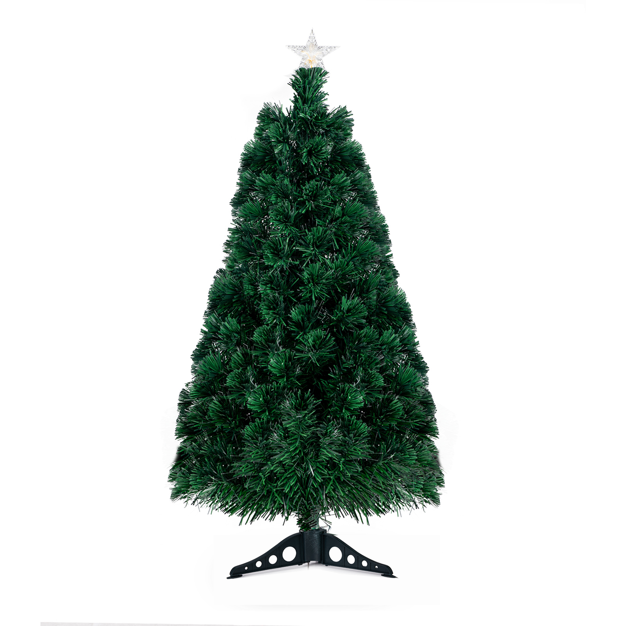 FCH 3ft Top With Stars Plastic Base PVC Material Optical Fiber Colorful